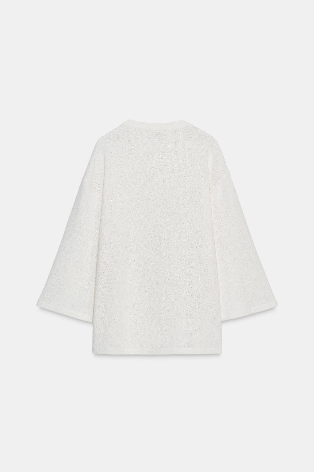 OVERSIZED KNITTED T-SHIRT - Zara фото 8