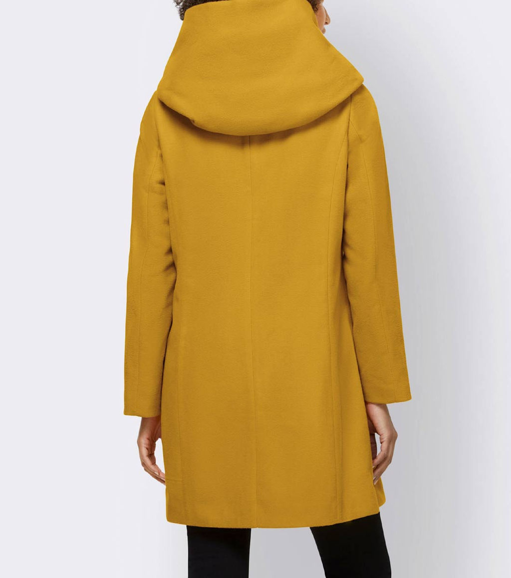 Пальто, охра-желтое - Linea tesini фото 4