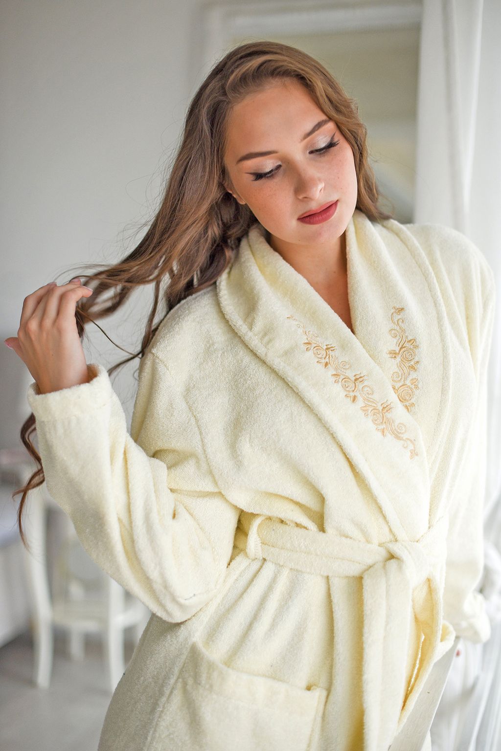 Махра 100% хлопок Халат Банный