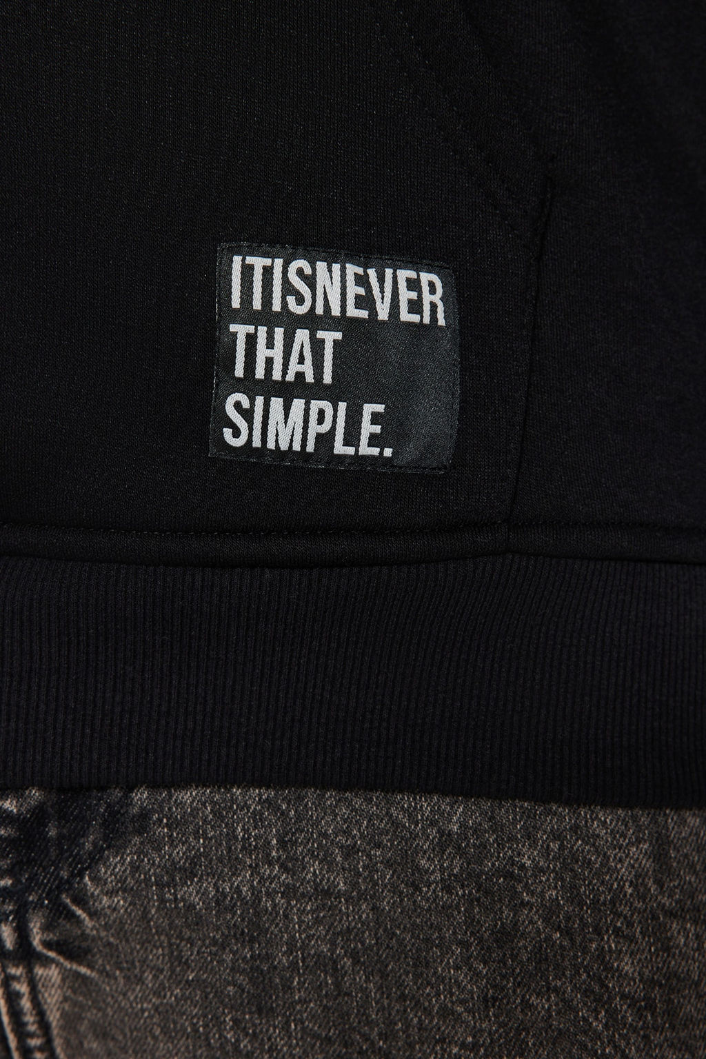 TRENDYOL MAN Antrasit Buyuk Beden Oversize Basic Rahat Kapusonlu Etiketli Ici Polarl? Sweatshirt TMNAW24AO00000 - Trendyolmilla фото 21