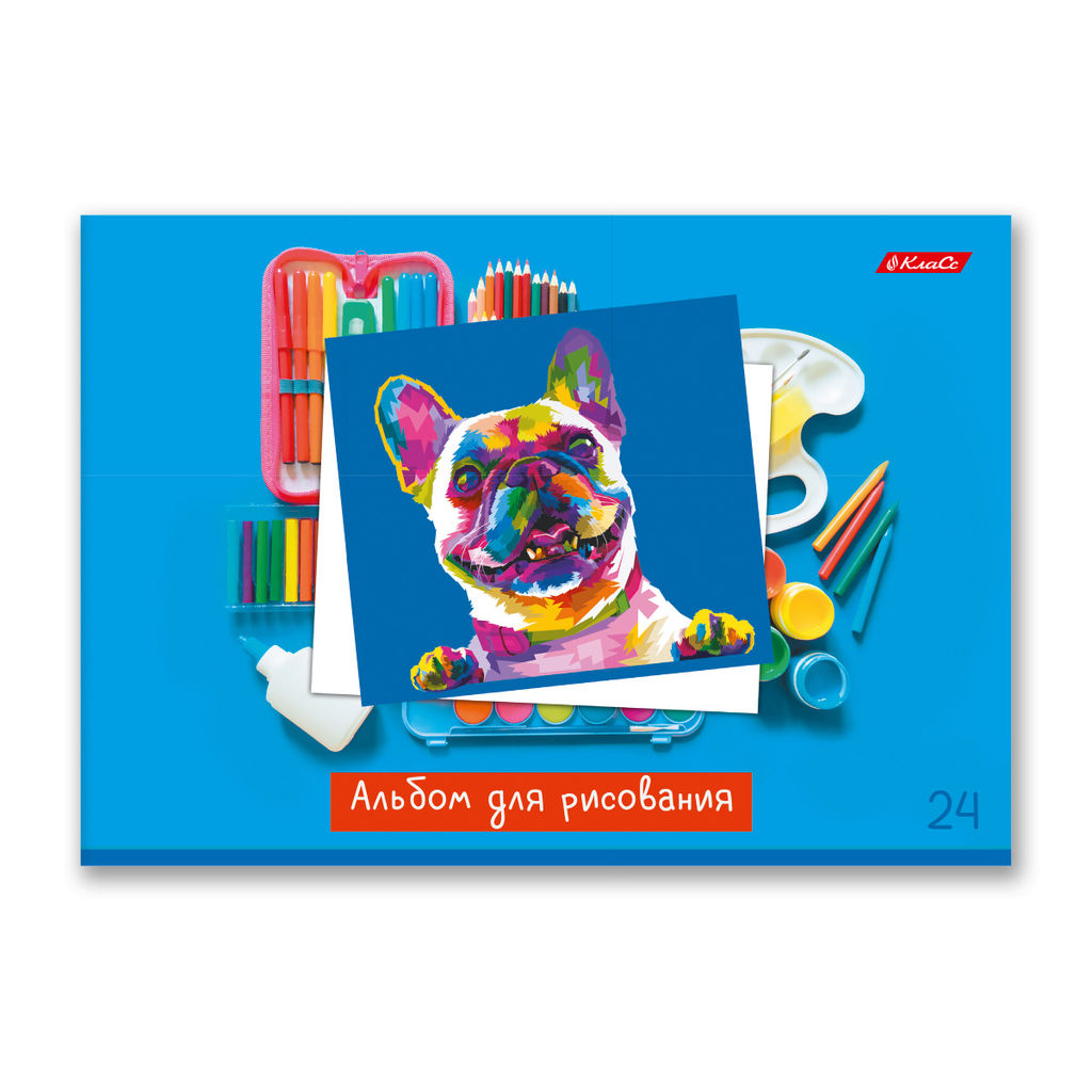 Светоч Альбом для рисования 100 г/м2 A4 29 х 20.5 см 24 л. на скобе 20 шт. 24АЛСК4_000209 Моё творчество