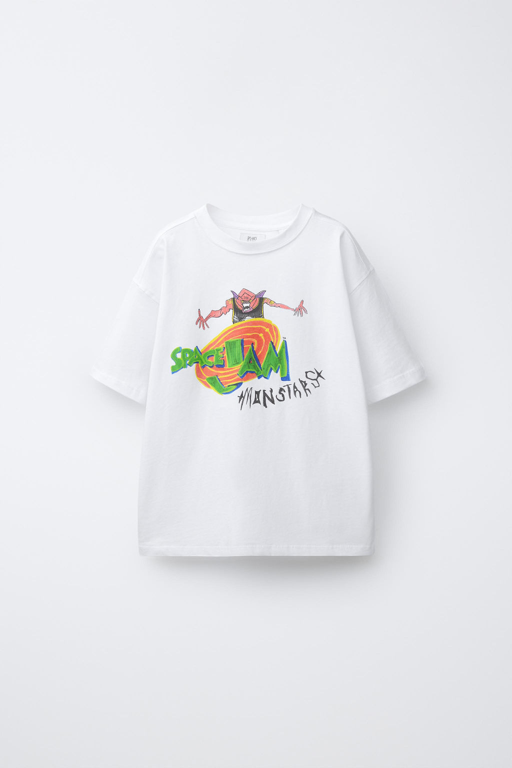CAMISETA ILUSTRACI?N SPACE JAM & X DYLAN?S T-SHIRT CLUB X ZARA / Blanco