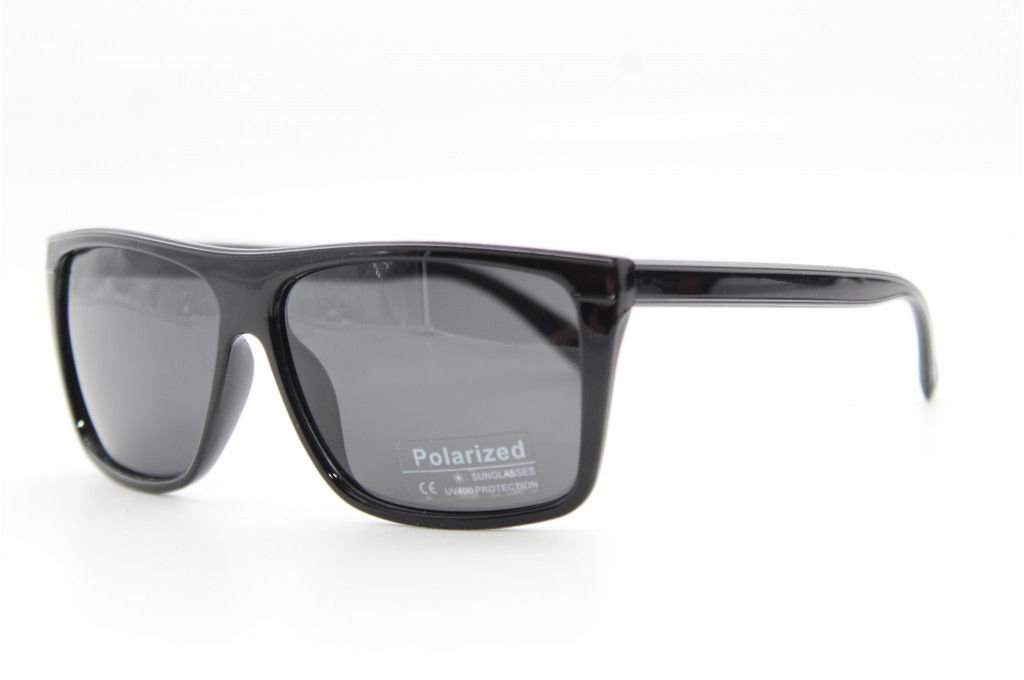 Солнцезащитные очки DECOROZZA POLARIZED 1006 59-14-136 C1 глянец черн.