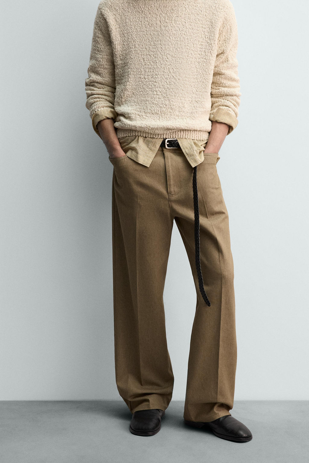 LIMITED EDITION STRAIGHT-LEG TROUSERS - Zara фото 2