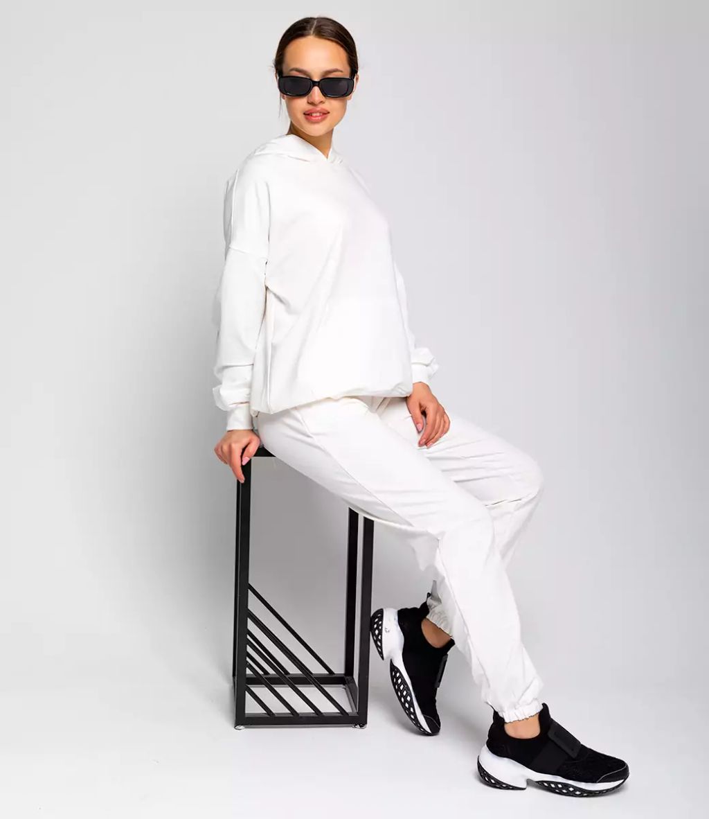 Спортивный костюм #БШ1500, белый