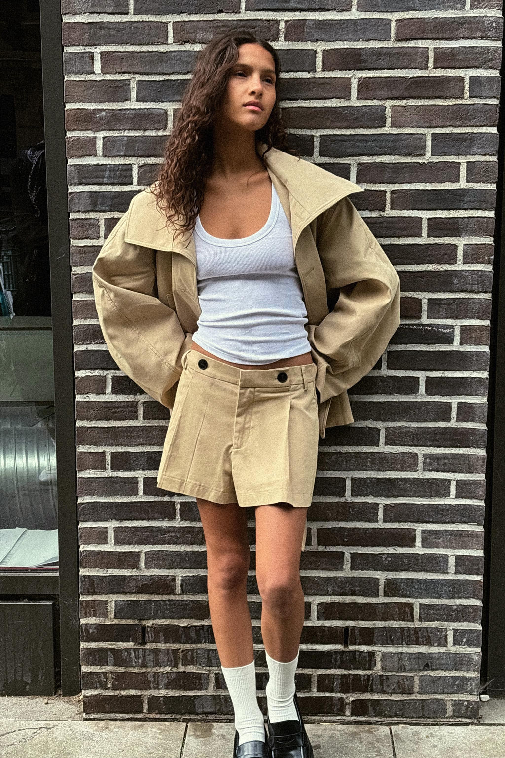 BELTED TRENCH COAT
