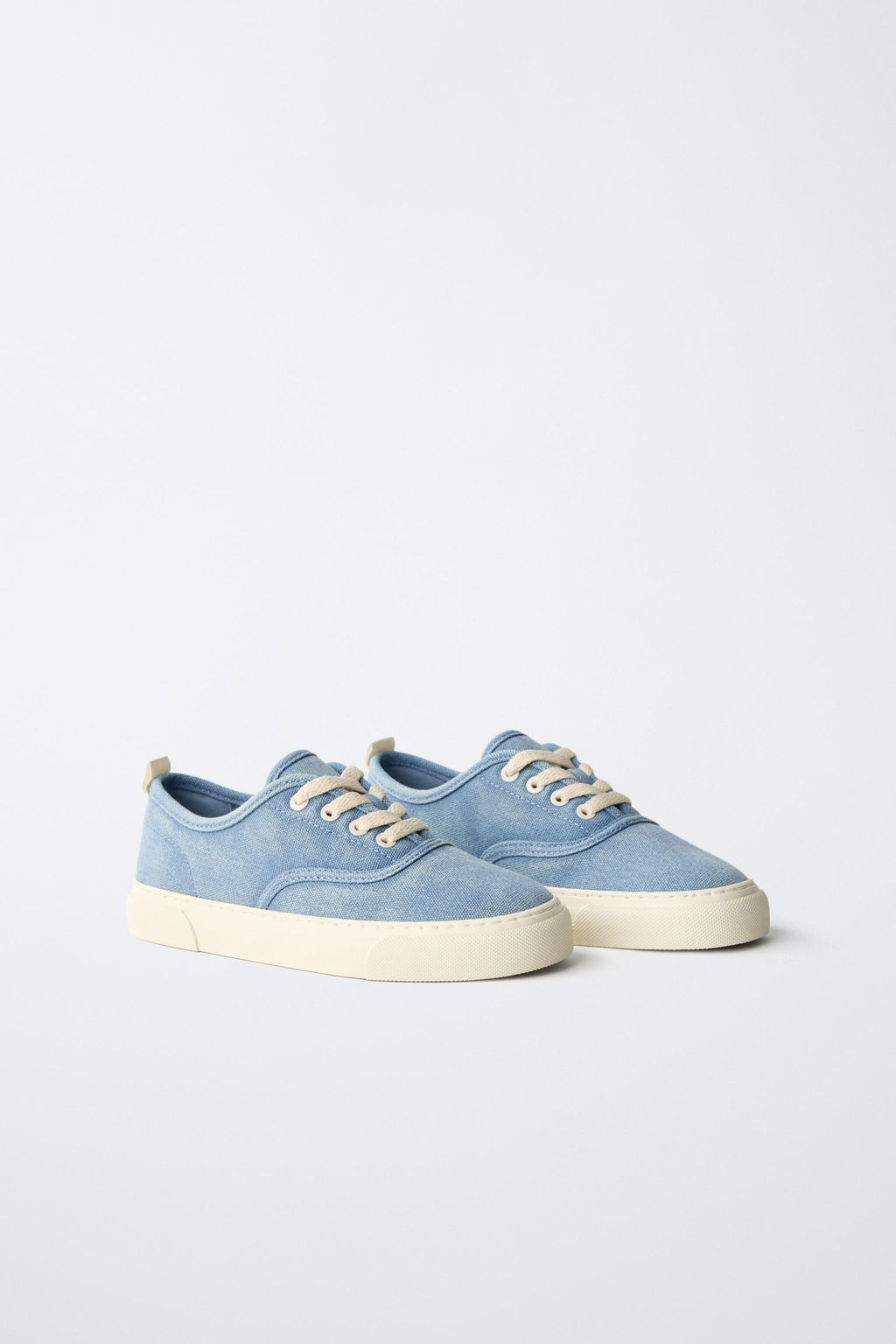 BAMBA CORDONES / Azul Lavanda - Zara фото 2
