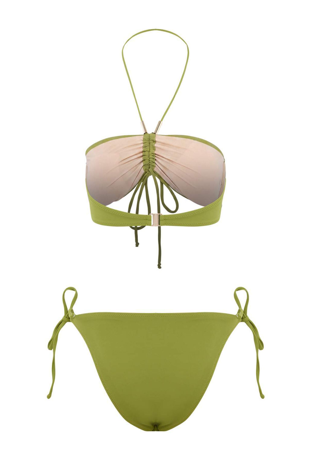 Ye_il Straplez Kapl_ Aksesuarl_ Normal Bel Regular Bikini Tak_m_ TBESS26BT00183 - Trendyolmilla фото 6