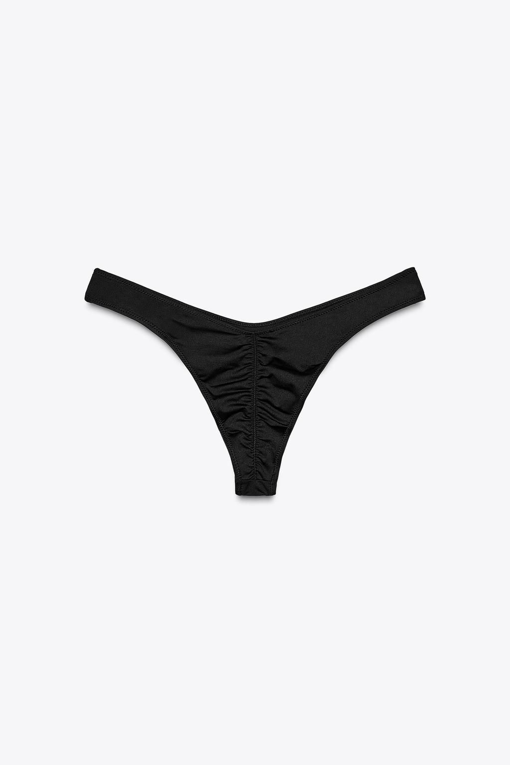 GATHERED BIKINI BOTTOM - Zara фото 3
