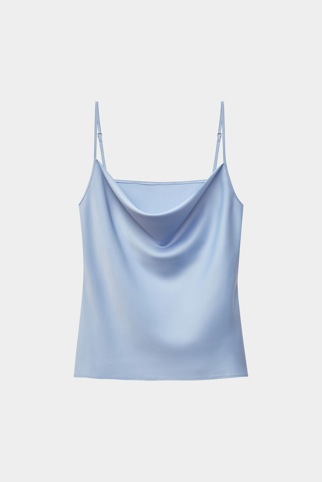 Топ из сатина с драпировкой - Mollis фото 5