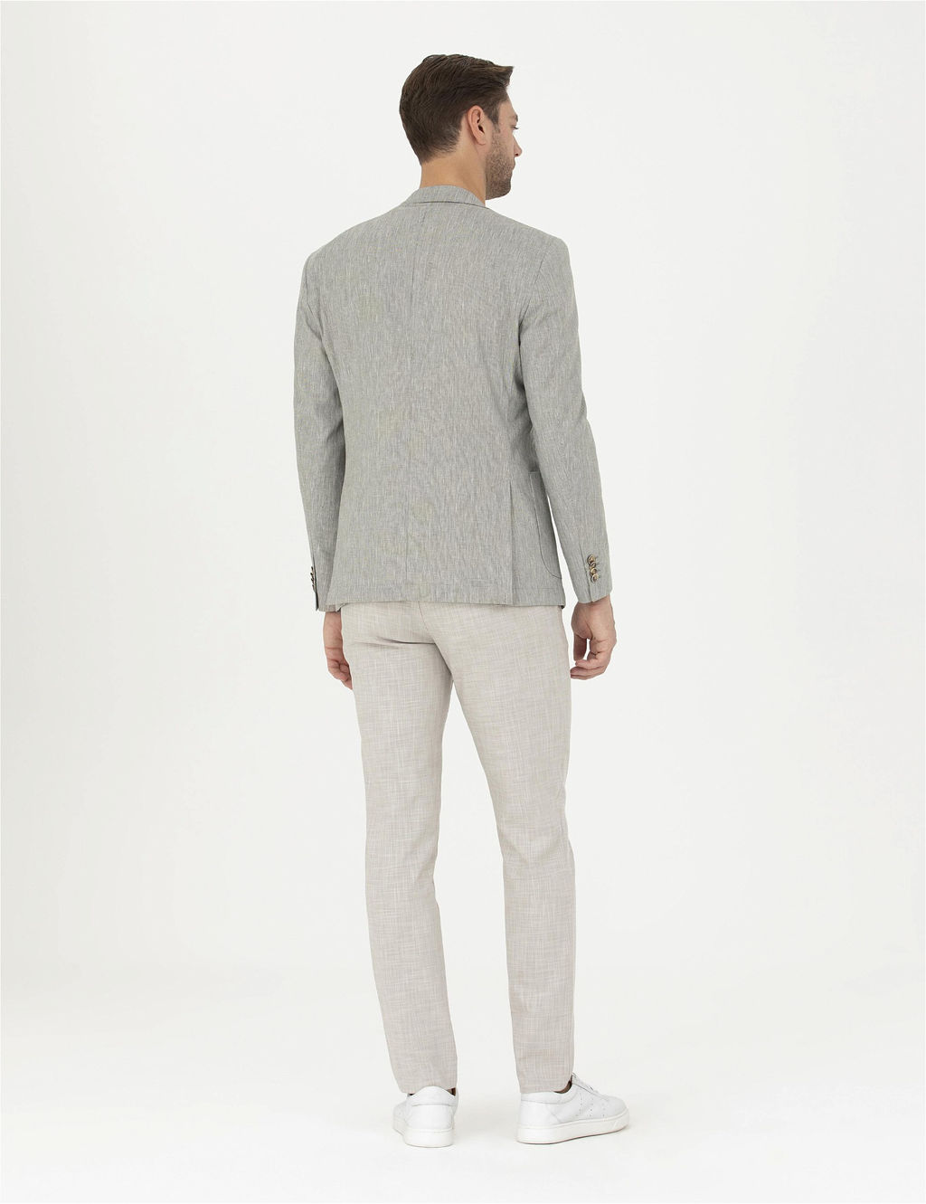Bej Ex. Slim Fit Kuma_ Pantolon