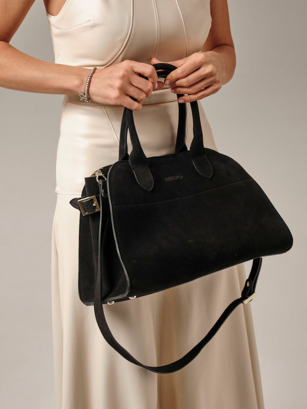 Сумка замшевая Deboro 31092 черный