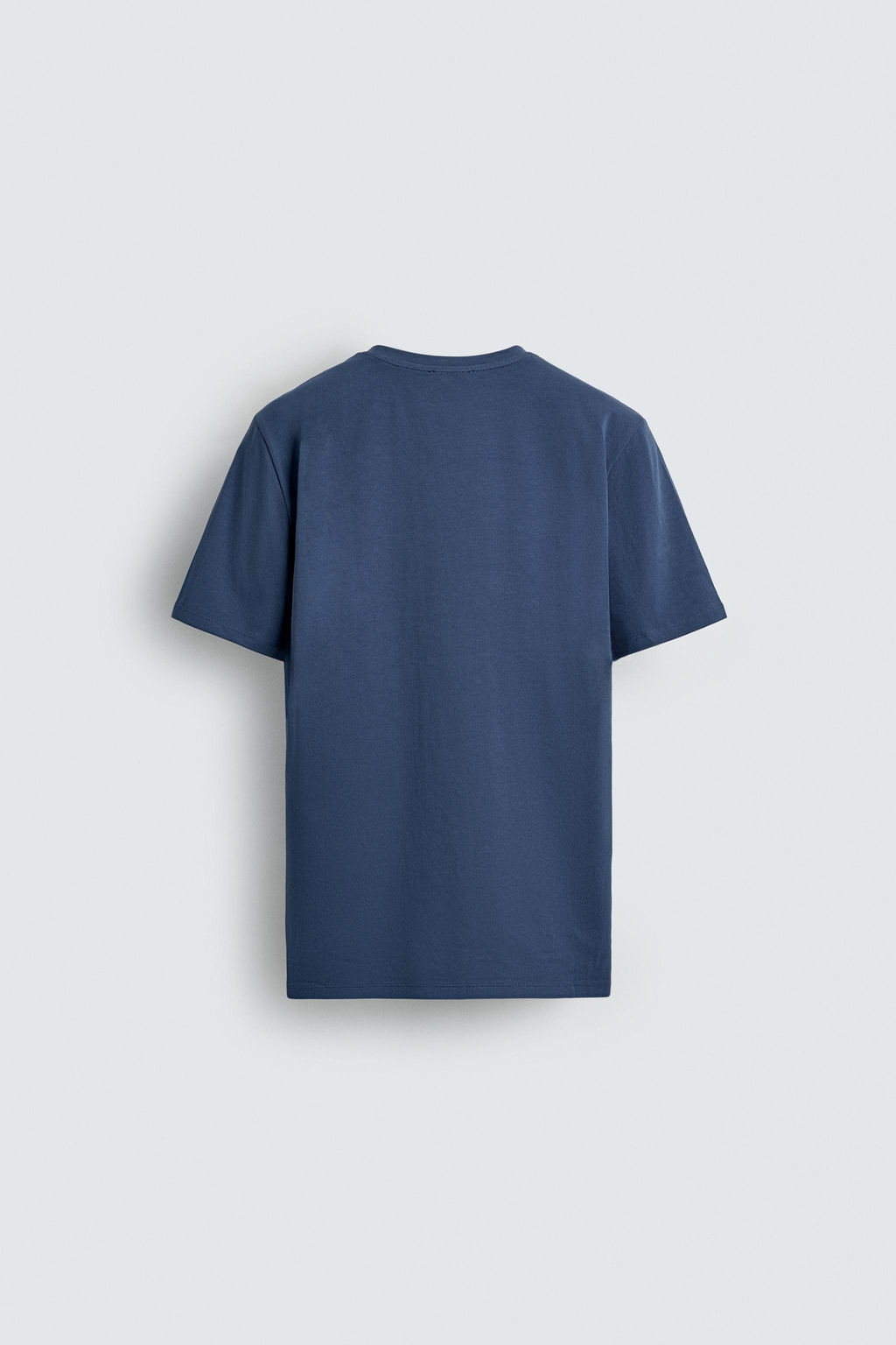 CAMISETA SLIM FIT B?SICA / Azul - Zara фото 7