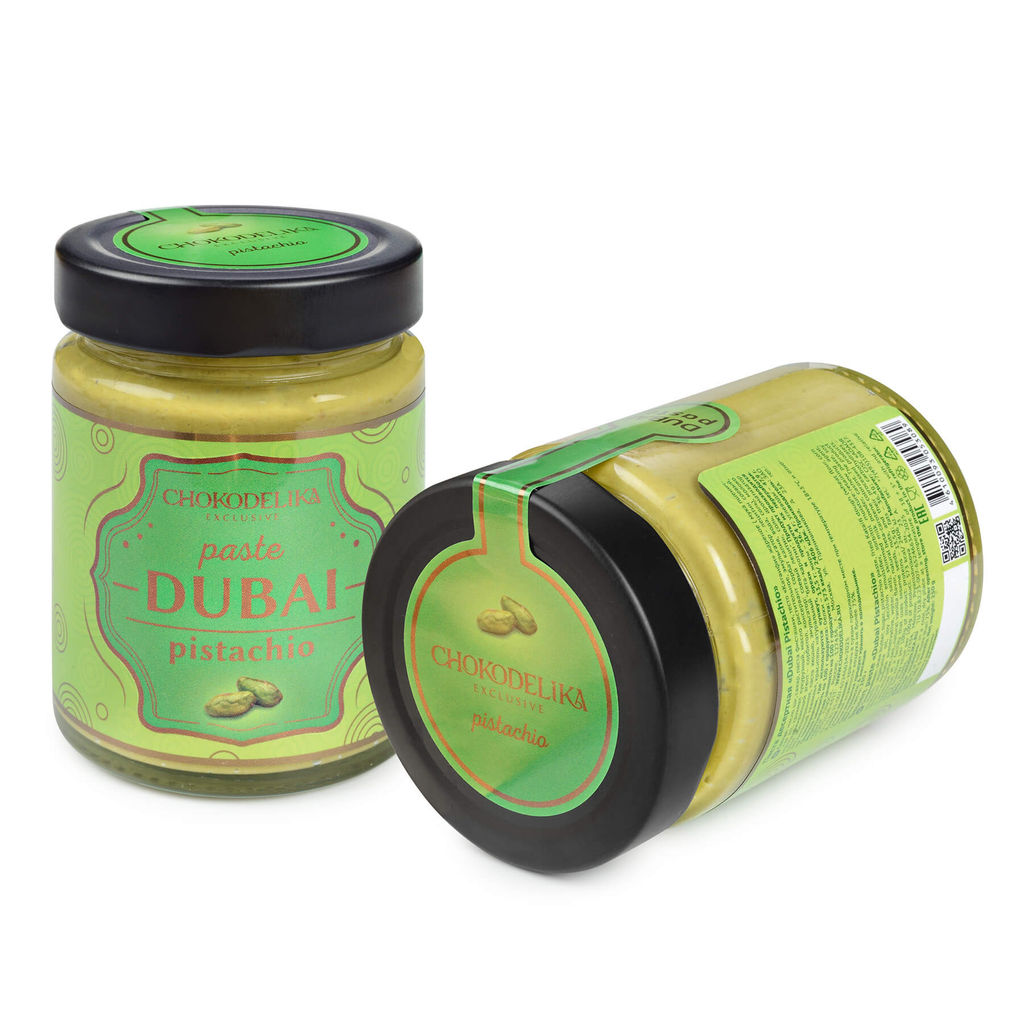 Паста десертная Dubai Pistachio, банка стекло, 250 гр - Chokodelika фото 2