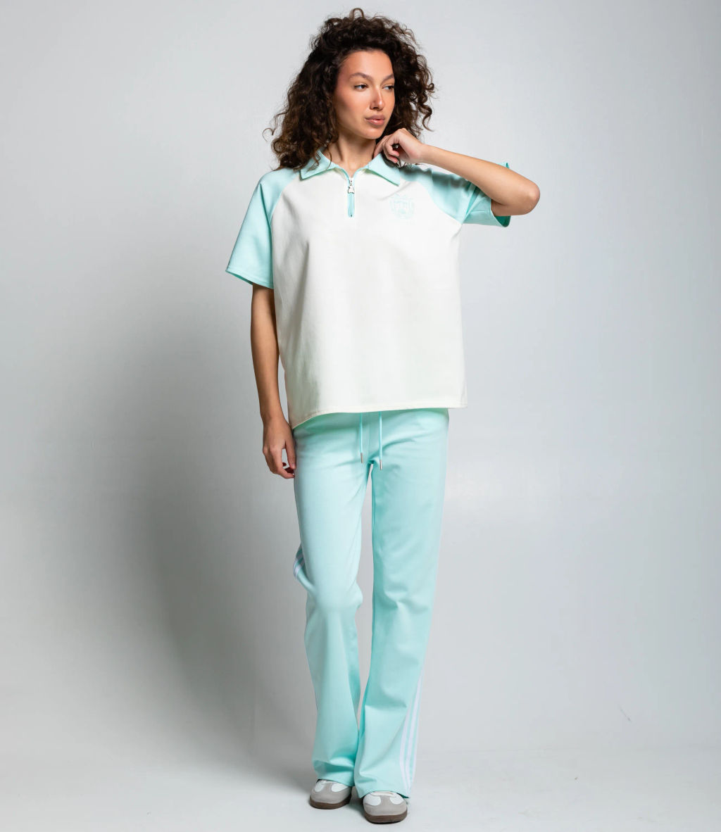 Спортивный костюм #КТ6605 (3), тиффани, кремовый - Dommod фото 2