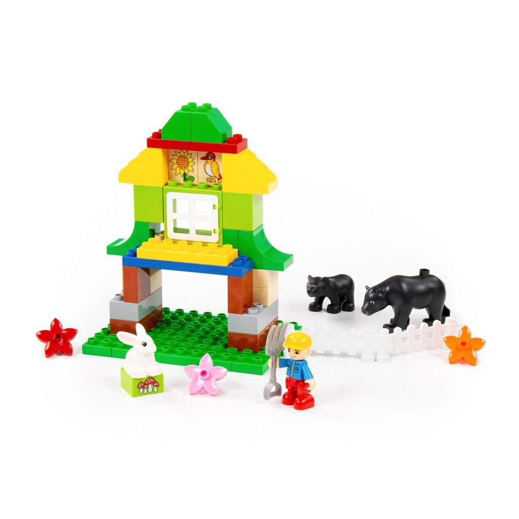 Конструктор Макси - Зоопарк (78 элементов) (в коробке) - Полесье фото 4