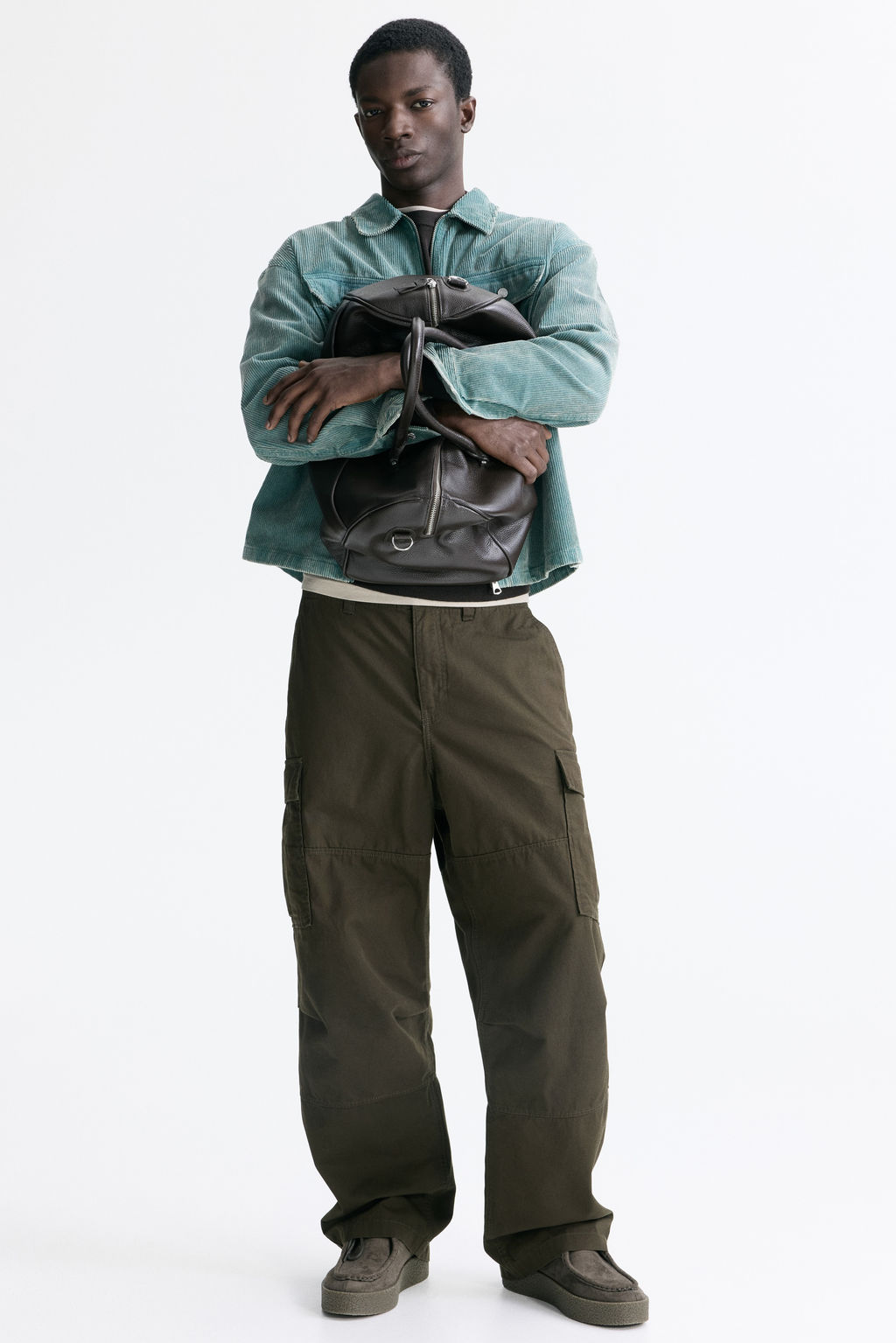 Pantal?n cargo de algod?n Relaxed Fit - H&m фото 7