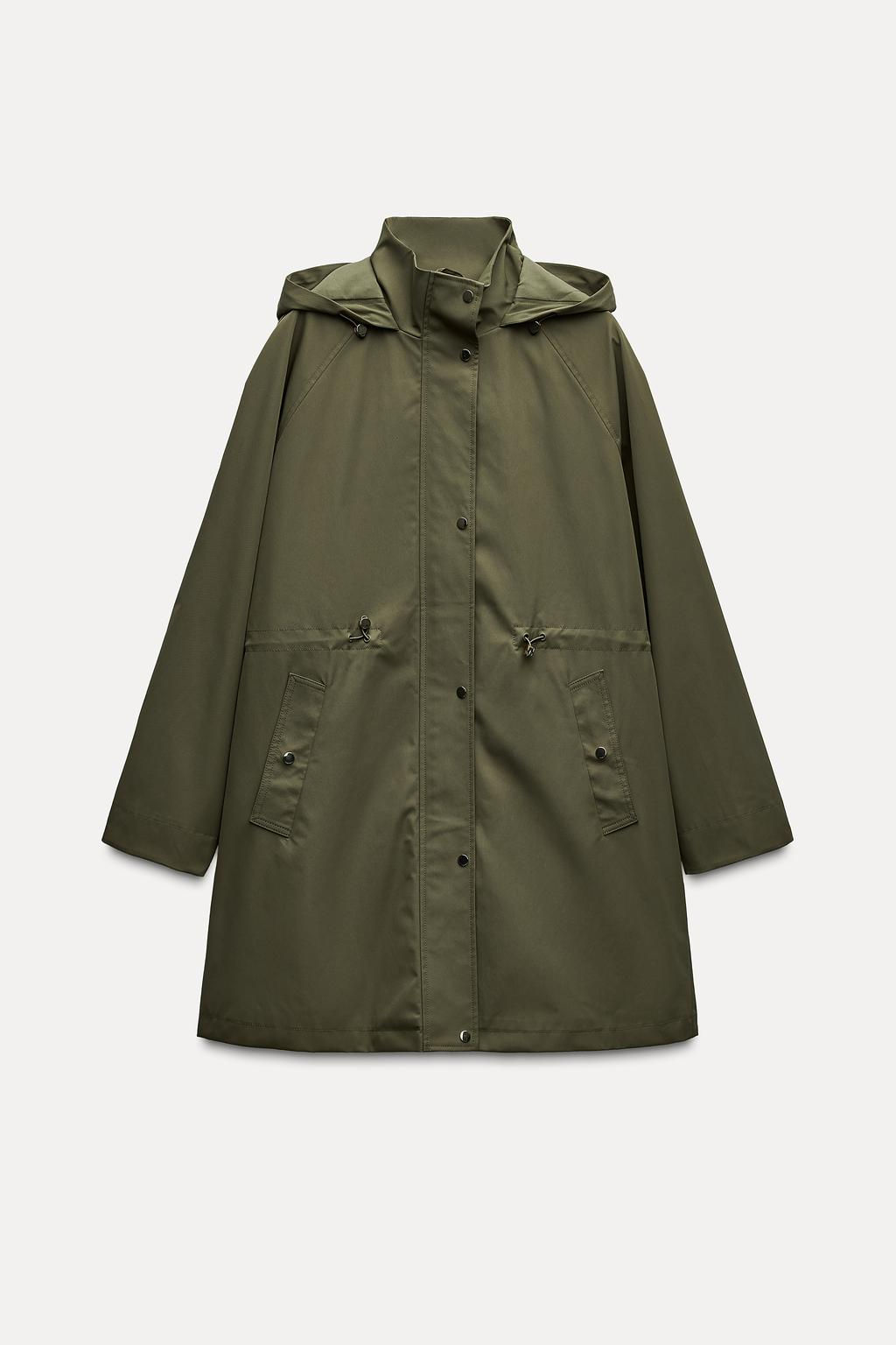LONG TECHNICAL FABRIC JACKET - Zara фото 6