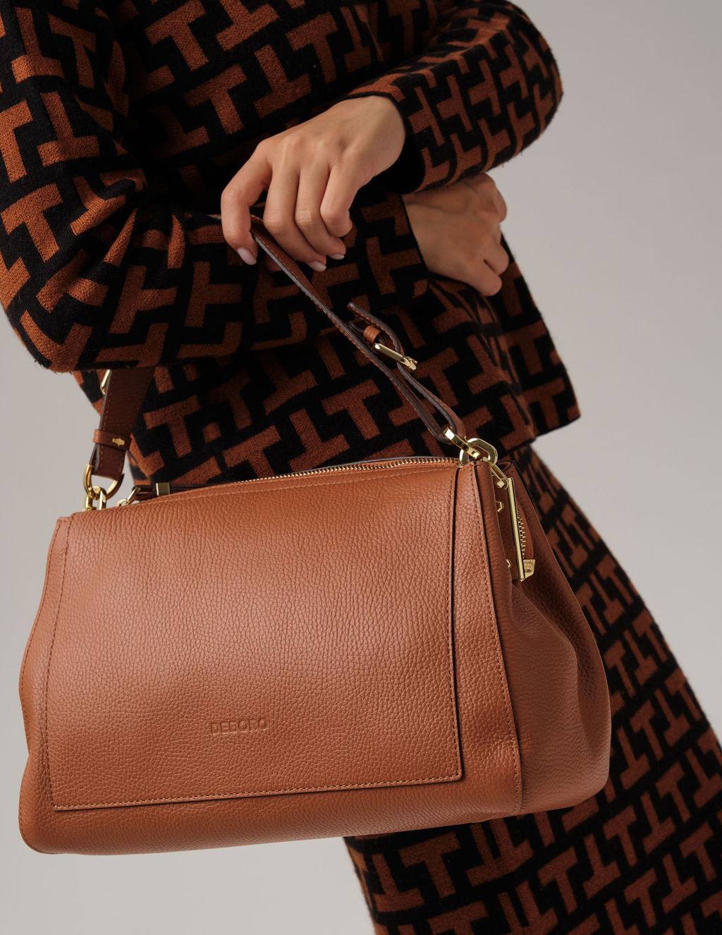 Сумка Deboro 31097 коричневый камень