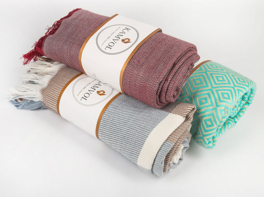 Плед п/ш декоративный 23СП182С-ДЯ в/рул 155*220 "Ромбы" цв. шоколад (1-3)