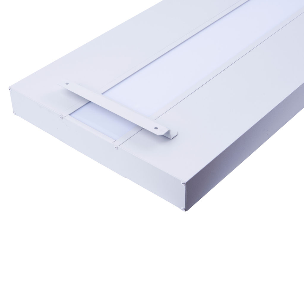 ULO-K16B 2x22W/4000K/L100 5W/RGB IP44 LIGHT GREY Светильник линейный светодиодный подвесной с фоновой подсветкой. Белый свет (4000К). Алюминий. Цвет светло-серый. TM Uniel
