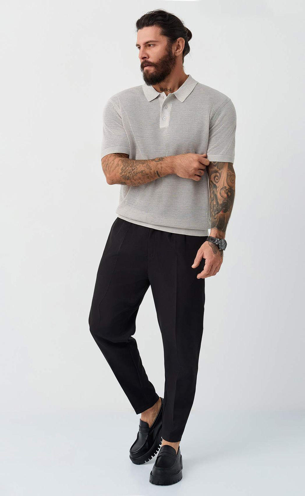 Поло муж F611-1533 l.beige