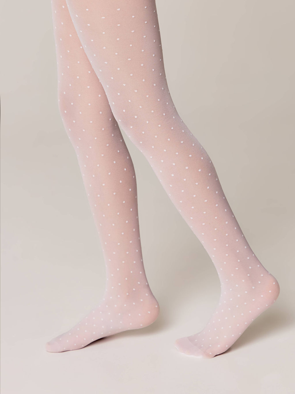 CONTE DOTSY Колготки в мелкую точку с усиленным торсом-шортиками bianco - Conte elegant фото 2