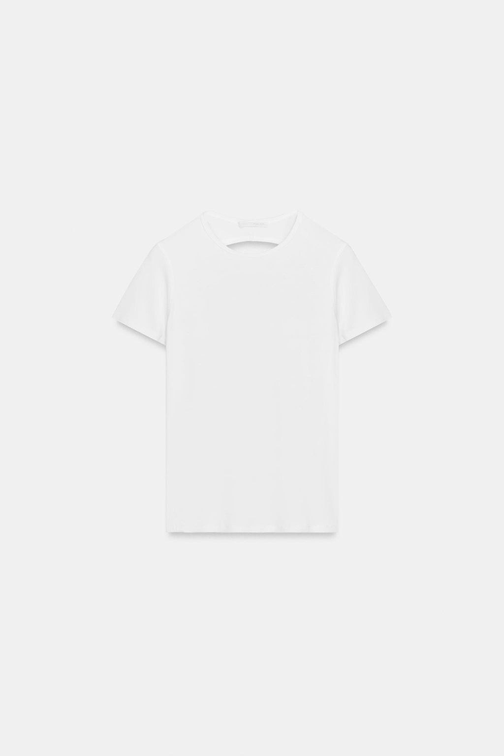 CAMISETA ABERTURA ESPALDA / Blanco - Zara фото 3