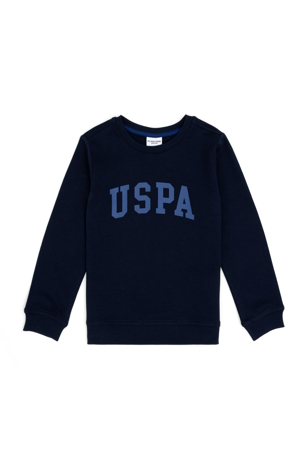 Свитшот U.S. Polo Assn для мальчика тёмно-синий хлопок  фото 6