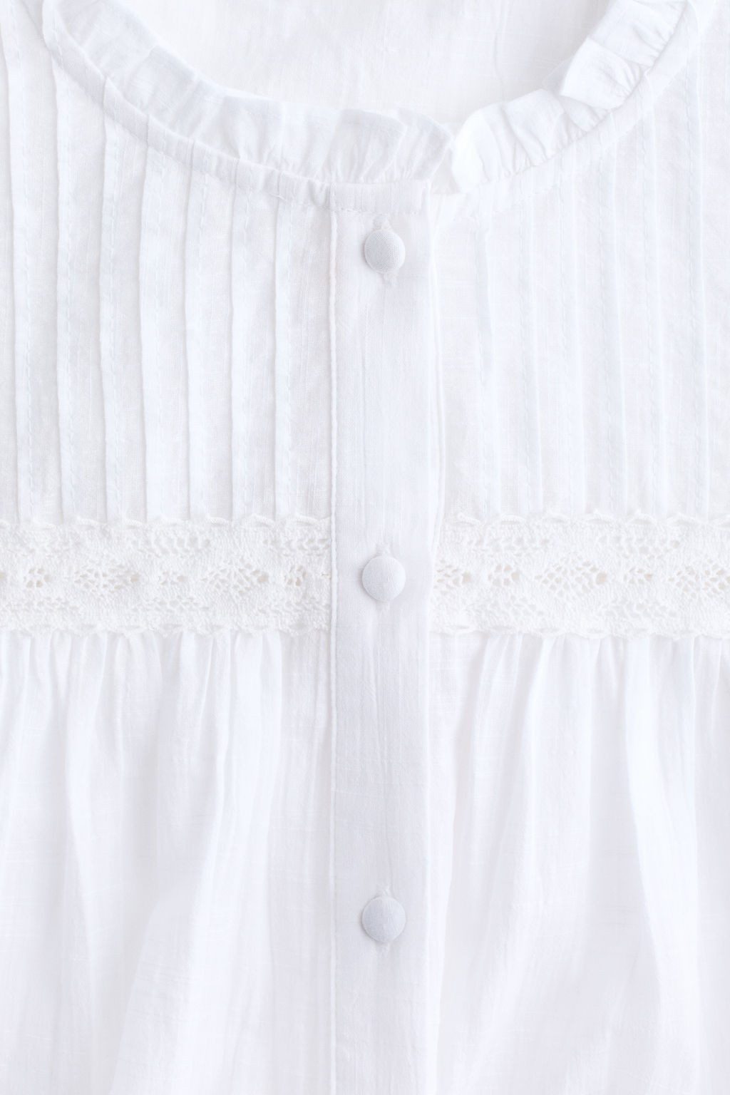 Blusa de algod?n con jaretas - H&m фото 7
