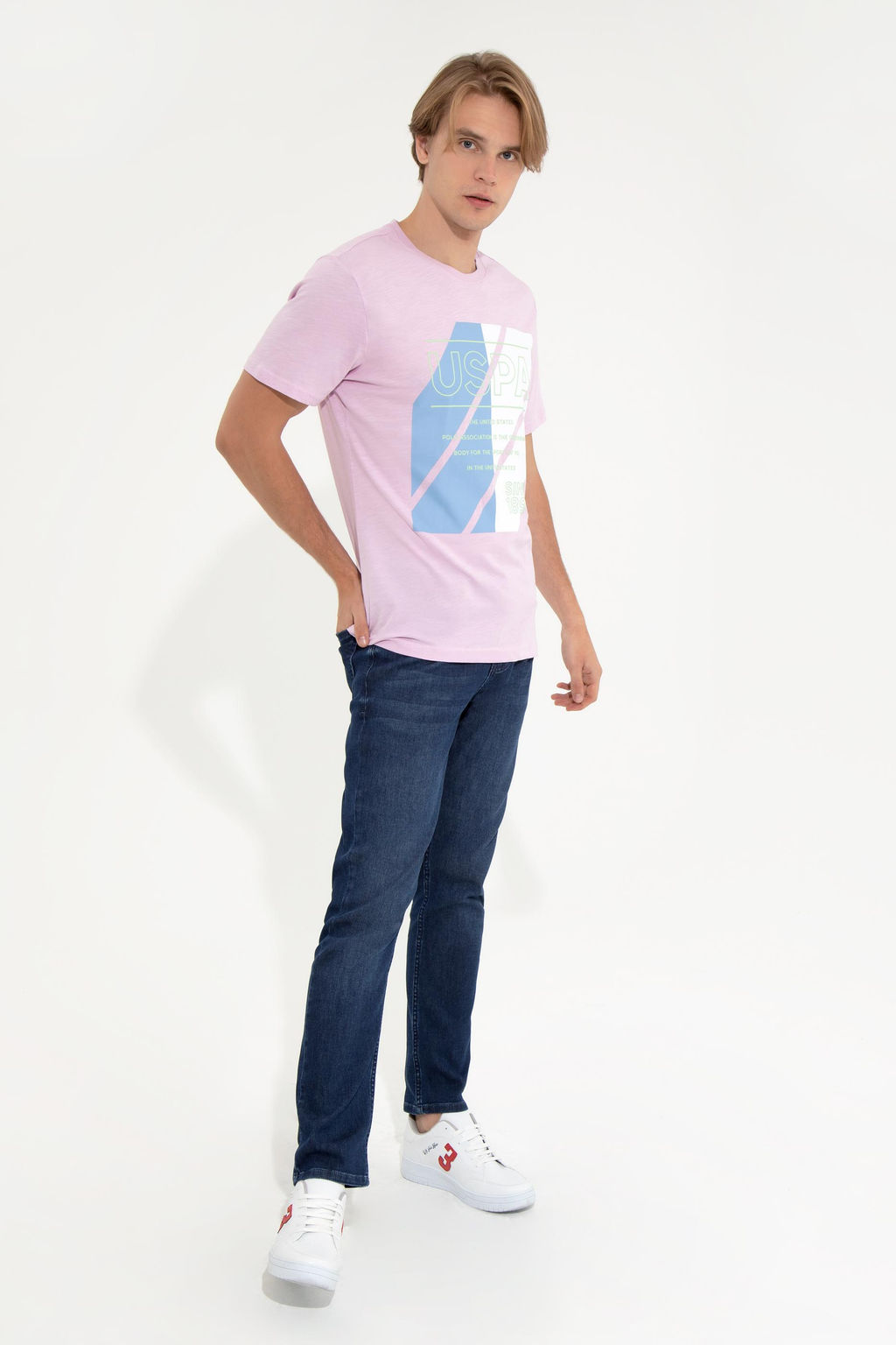 U. S. Polo Assn Мужская футболка с круглым вырезом Магнолия - U.s. polo assn фото 16