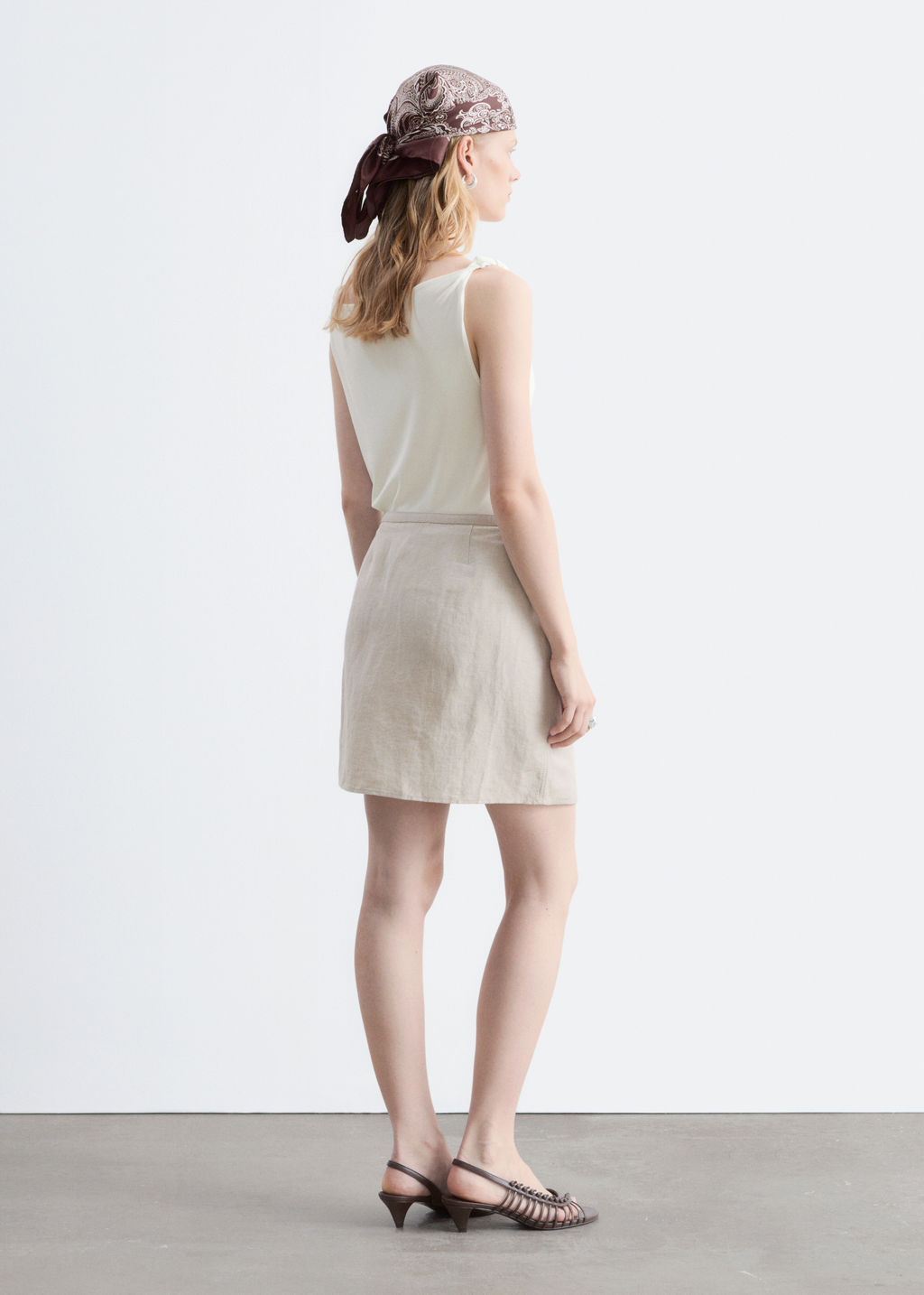 Top de punto con tirantes retorcidos - H&m фото 4