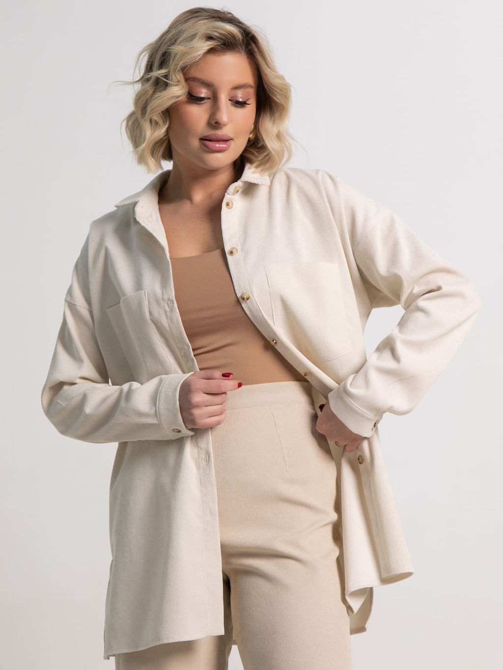 Рубашка Доротея (молочная) Б15181-10М - Lt collection фото 2