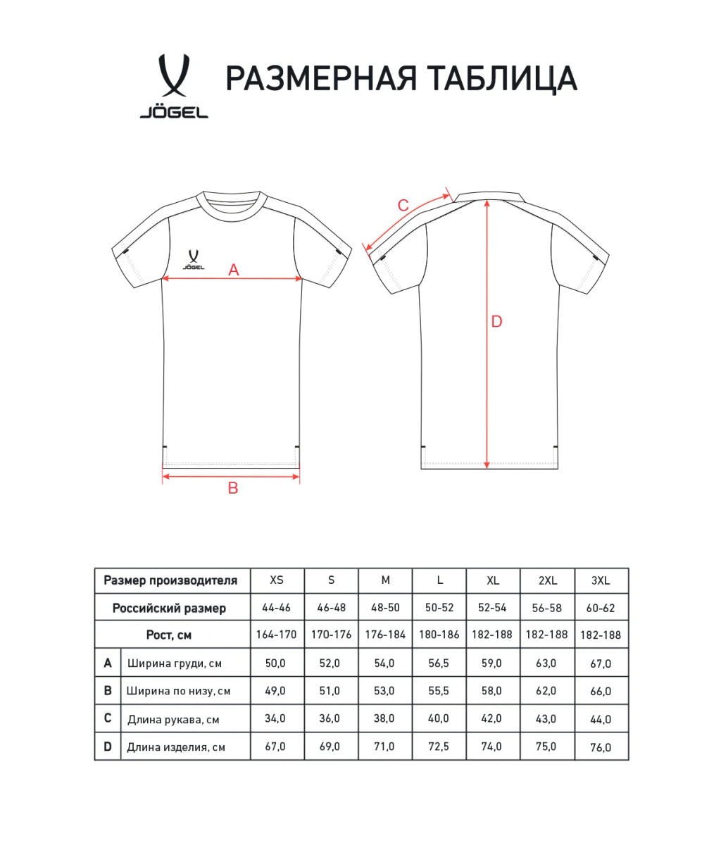 Футболка тренировочная JOGEL PREMIER PerFormDRY Training Poly Tee, темно-синий  фото 8