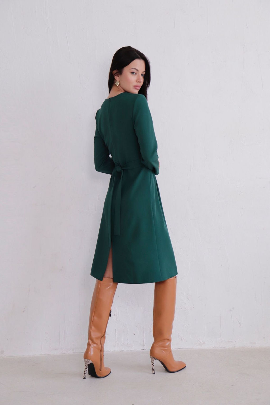 Платье-футляр с акцентом на талию - Martichelli фото 9