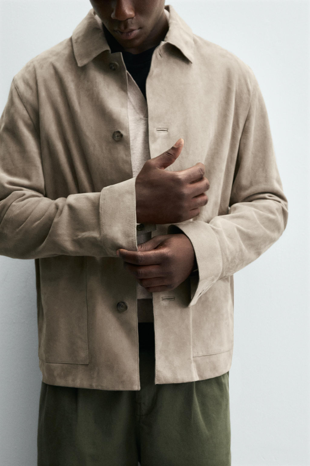 SUEDE LEATHER JACKET - Zara фото 6