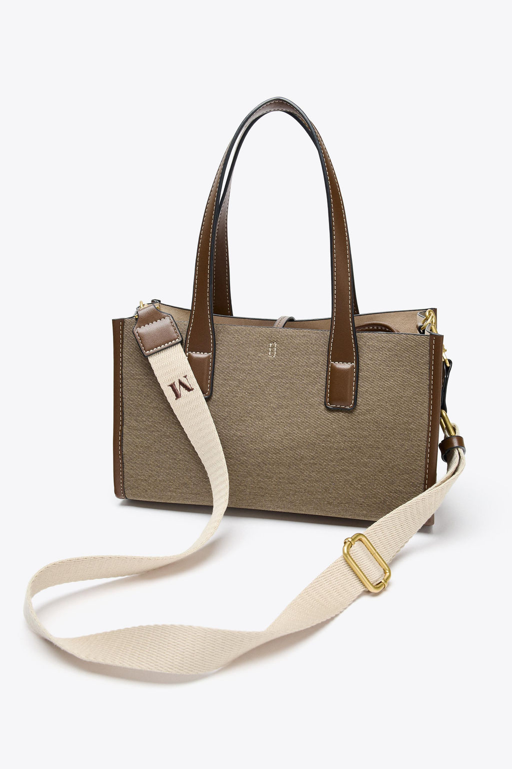 WOVEN TOTE BAG - Zara фото 3