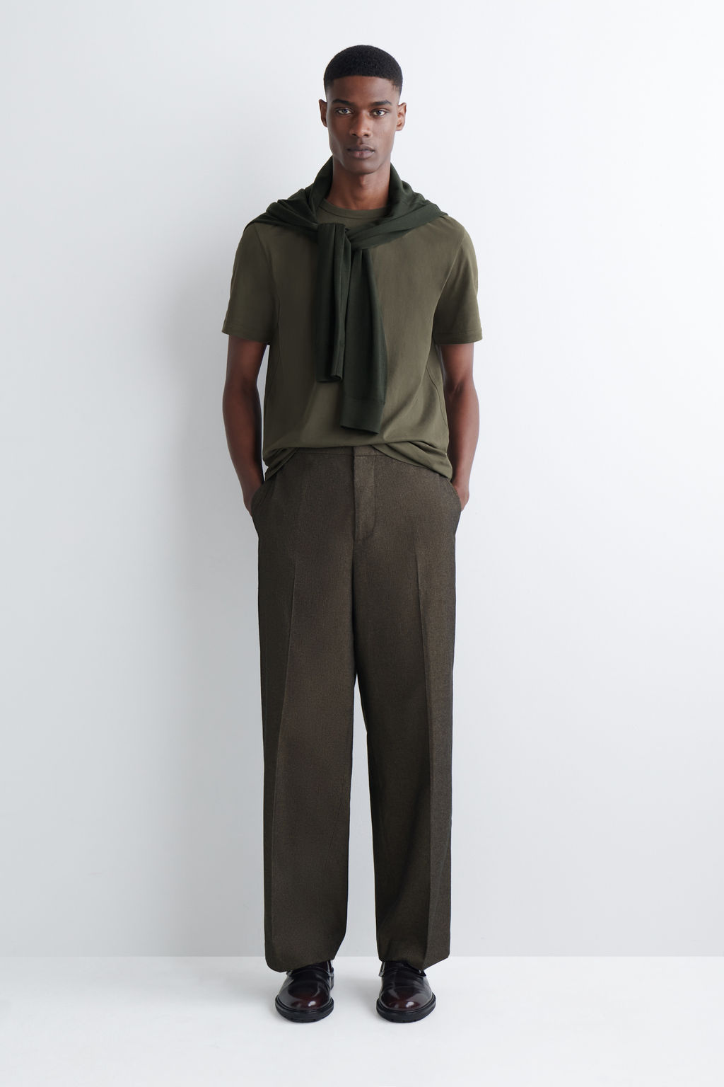 CAMISA DE ALGOD?N CEPILLADO - H&m фото 3