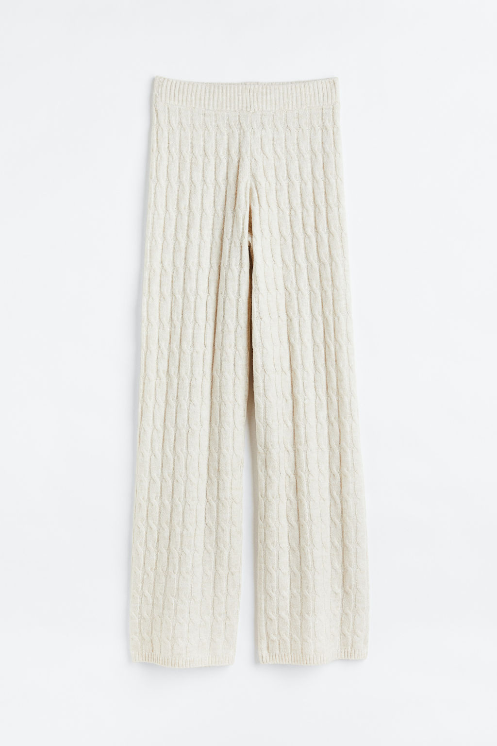 Pantalon en punto trenzado - H&m фото 8