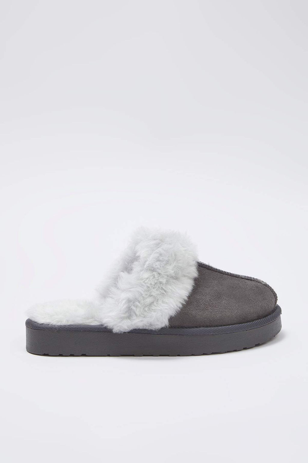 Gri Suet Pelus Kurk Detayl? Kad?n Terlik
TAKAW26ER00006 - Trendyolmilla фото 5