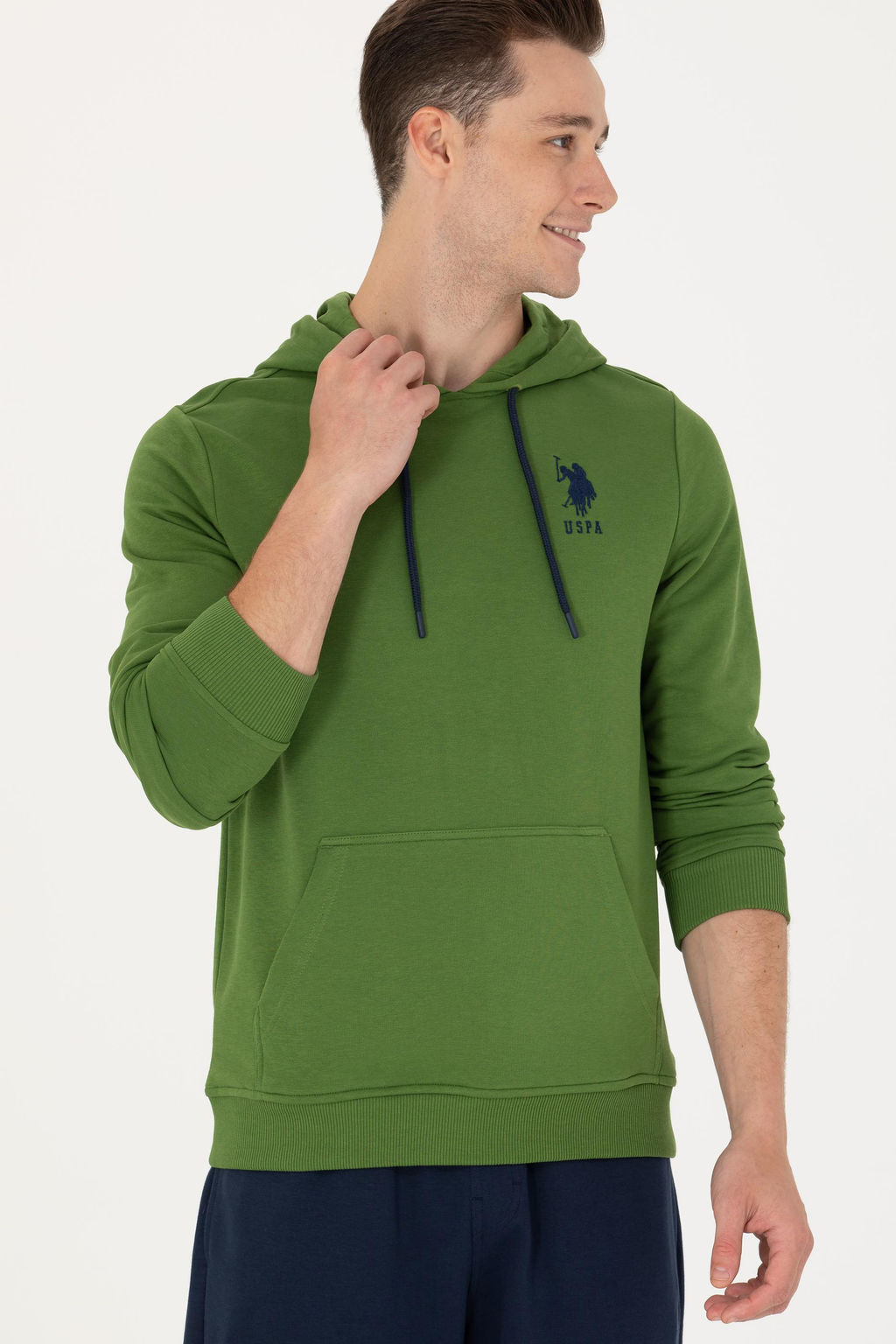 Мужской зеленый базовый свитшот Неожиданная скидка в корзине - U.s. polo assn фото 10