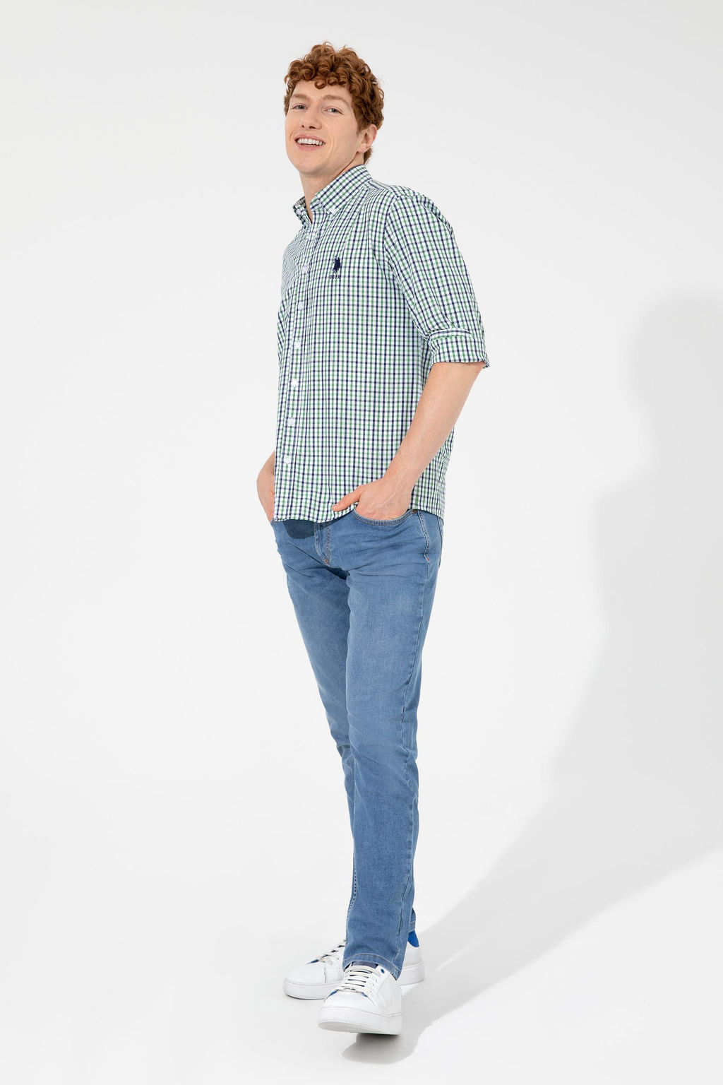 Erkek Ye_il Uzun Kollu G_mlek