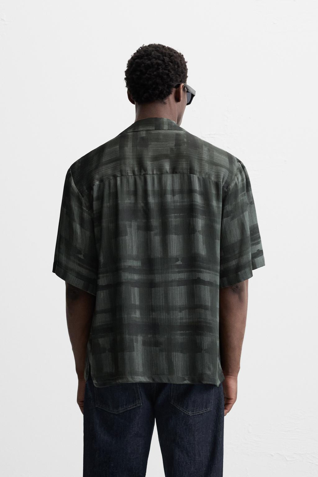 ABSTRACT PRINT SHIRT - Zara фото 3