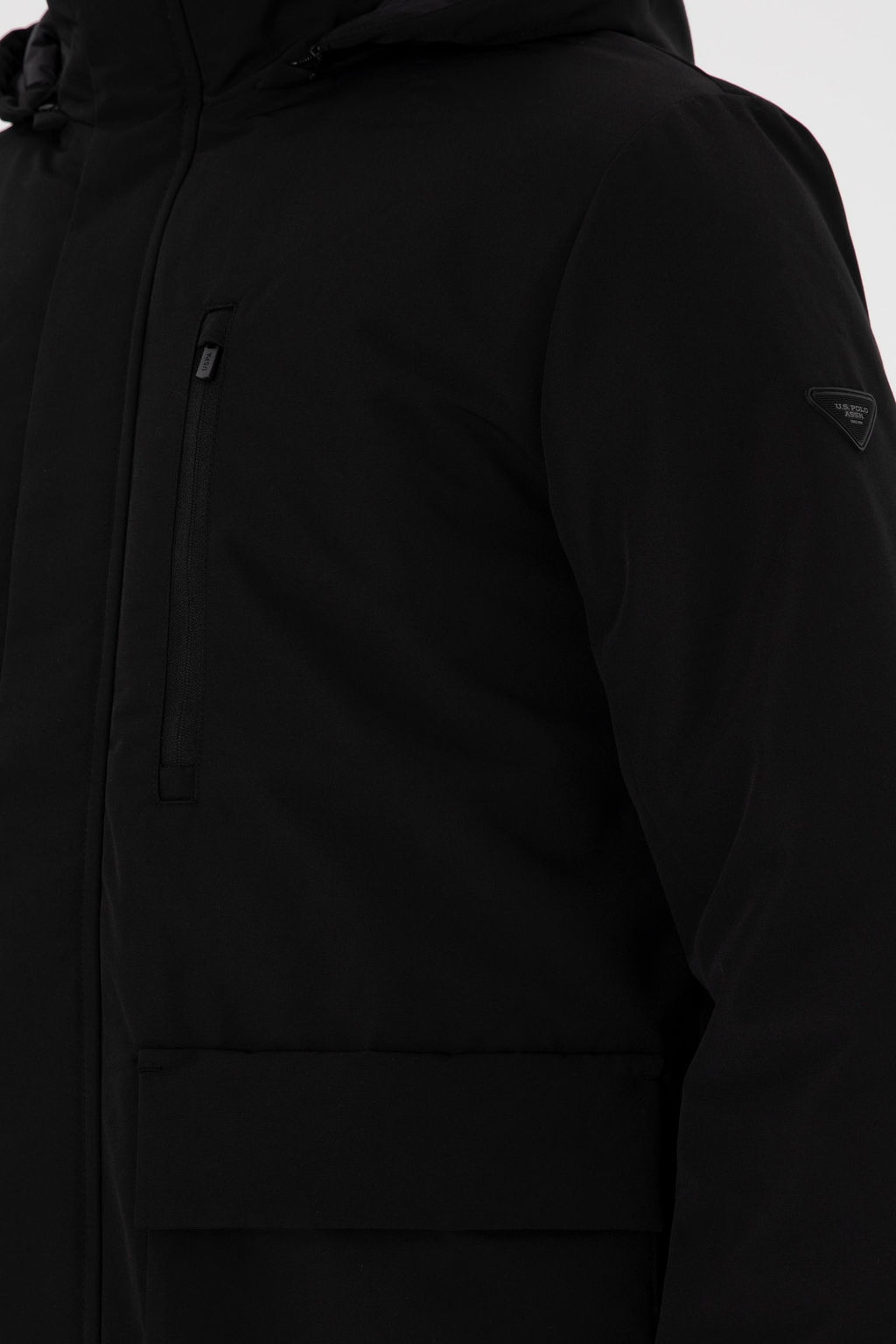 Мужское черное пальто Неожиданная скидка в корзине - U.s. polo assn фото 7