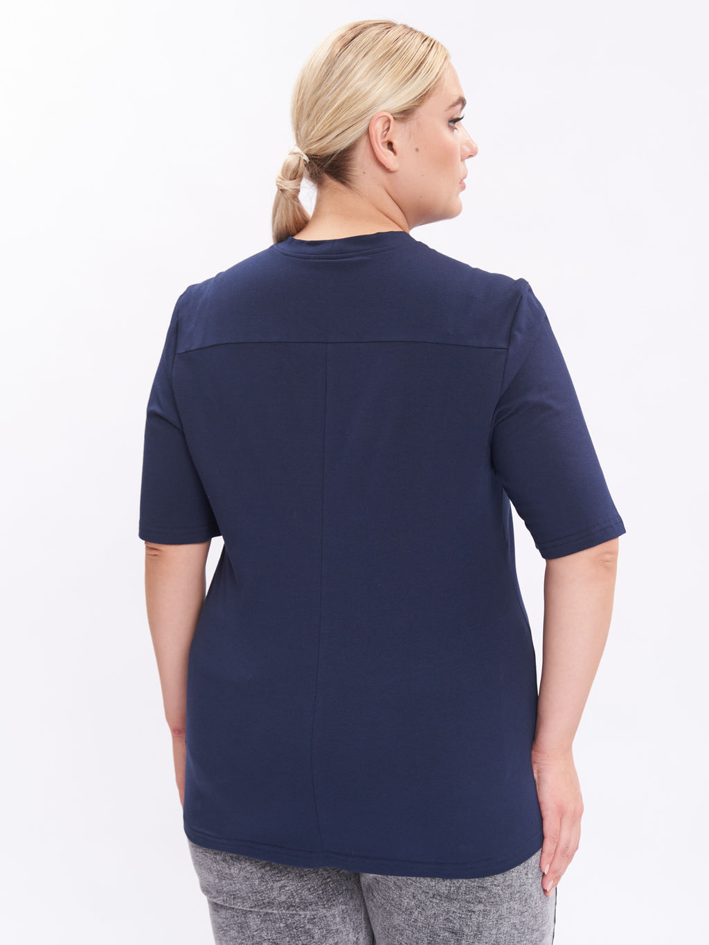 Футболка из хлопка FU21502DBL05 - Артесса фото 9