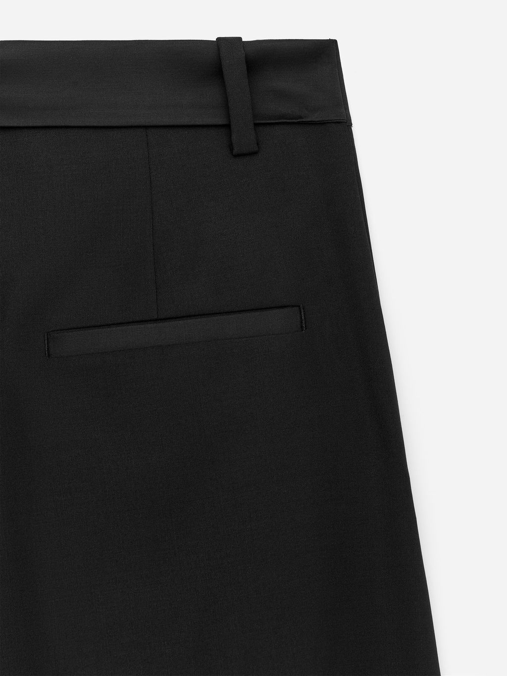 Pantalones plisados con cintur?n de sat?n - H&m фото 3