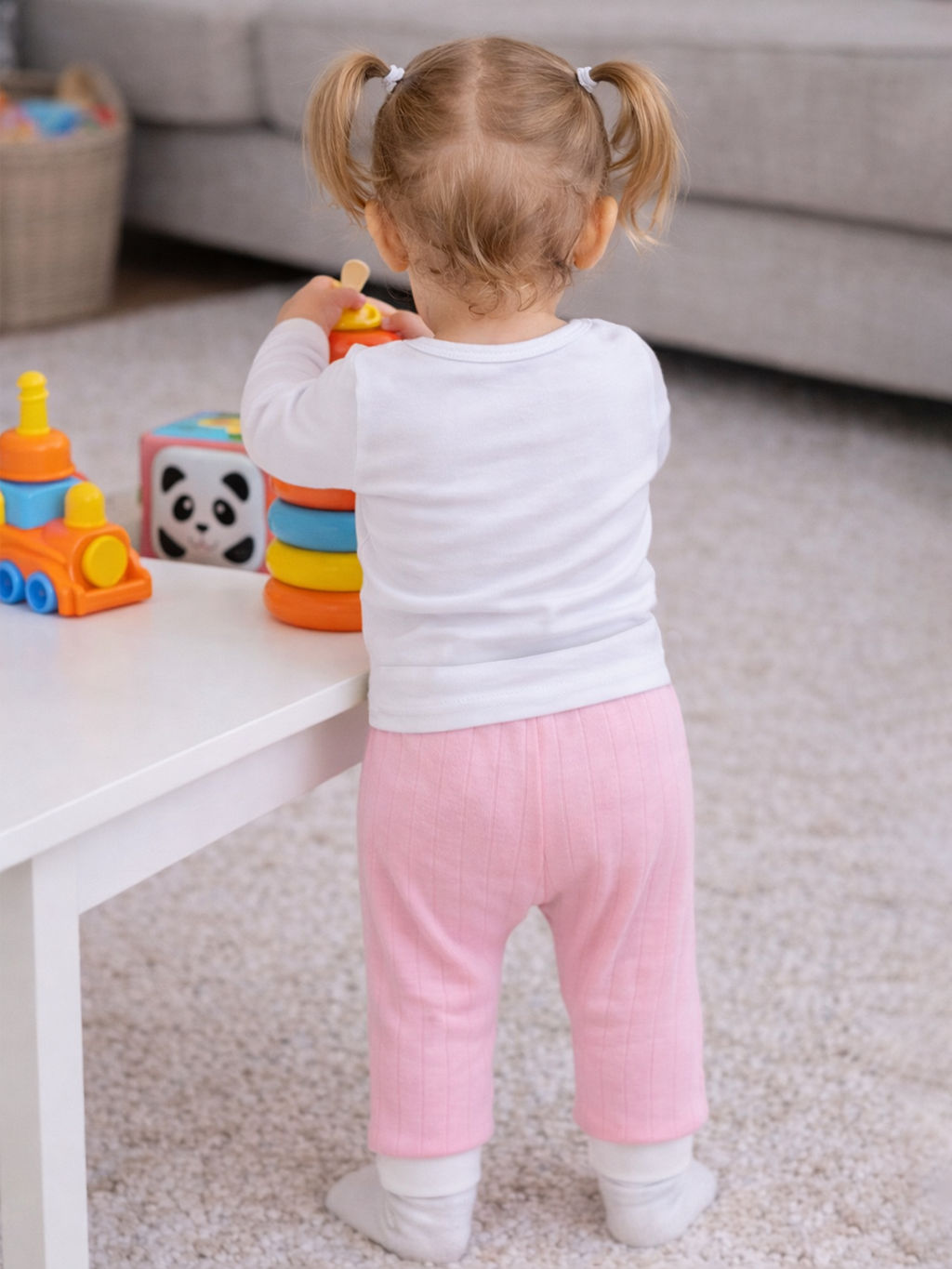 Ползункиштанишки короткие розовые