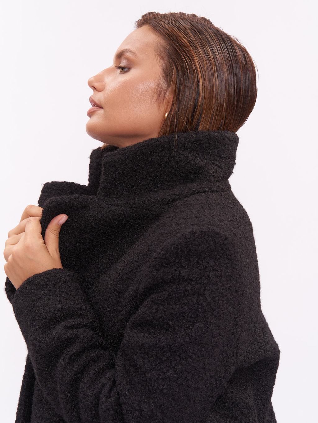 Пальто из букле ZPL13023BLK01 - Артесса фото 9