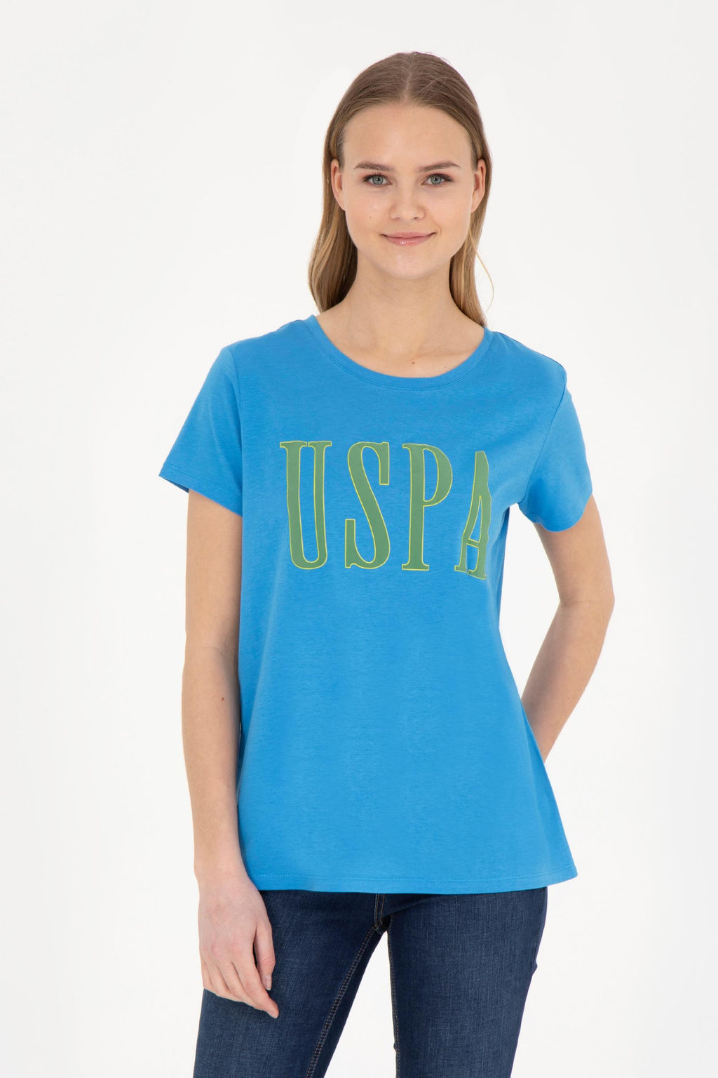Женская футболка Saks с круглым вырезом - U.s. polo assn фото 10