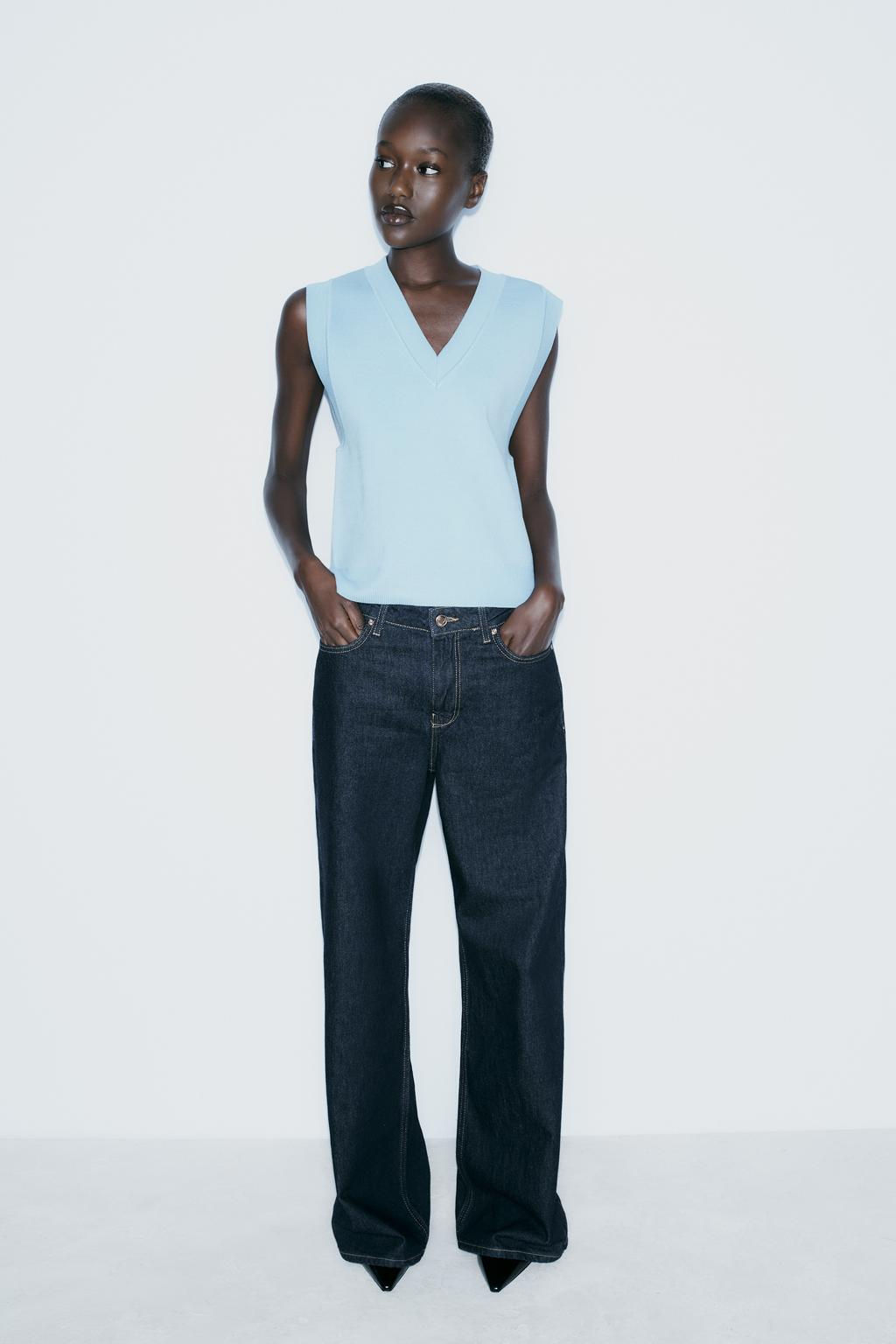 PLAIN KNIT VEST - Zara фото 9